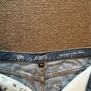 J. Crew Relaxed Demi Boot Jean